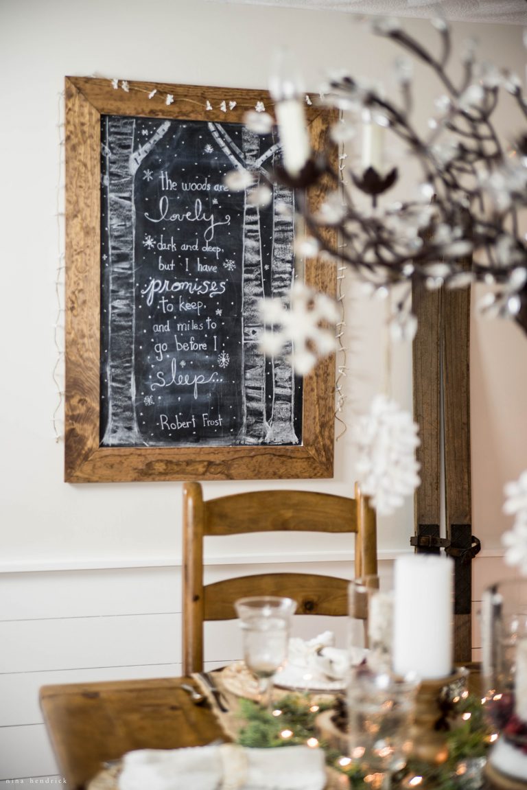 Christmas Chalkboard Art - Kelly Elko