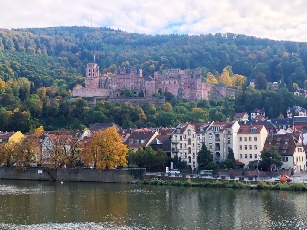 Heidelberg Germany Castle on the Rhine River Cruise kellyelko.com #heidelberg #heidelbergcastle #germany #luxurytravel #travelblogger #travelblog #nekarriver #europeantravel #europe #castles 