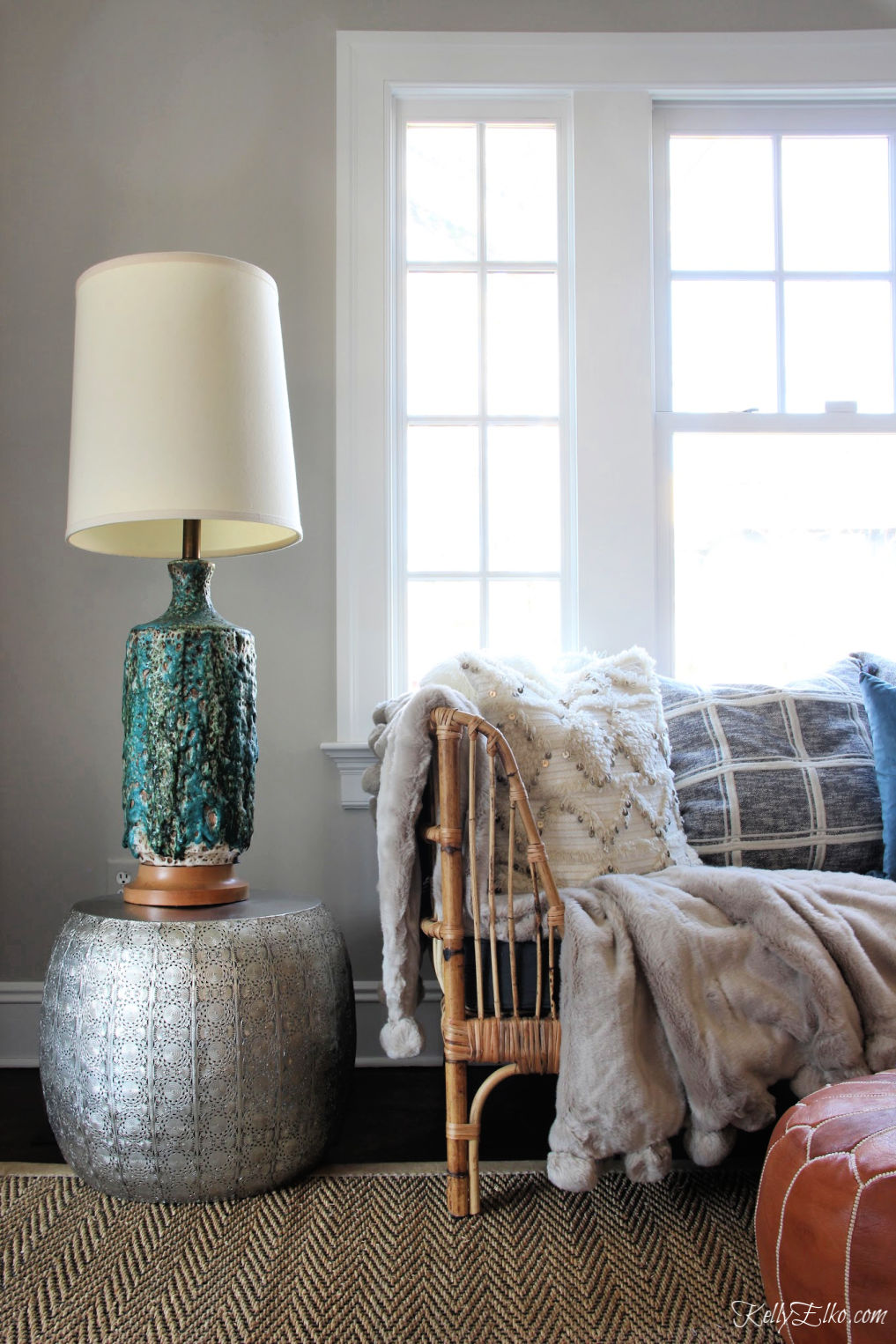 Lava shop glaze lamp