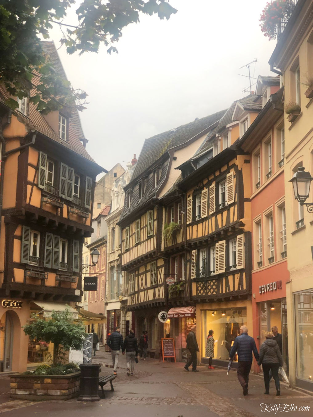 Colmar France has the most charming half timbered houses kellyelko.com #halftimber #france #colmar #luxurytravel #travelblog #travelphotography 