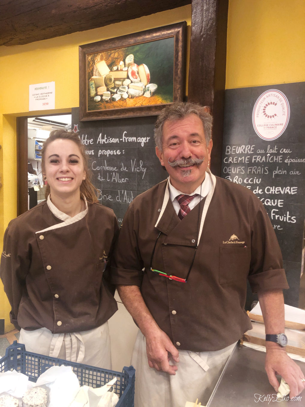 Love this local cheese shop in Strasbourg France kellyelko.com #cheese #cheesemonger #foodie #strasbourg #france #foodtour #rivercruise