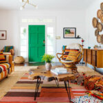 Eclectic Home Tour of Old Brand New kellyelko.com #hometour #bohodecor #boho #colorlovers #colorful #eclecticdecor