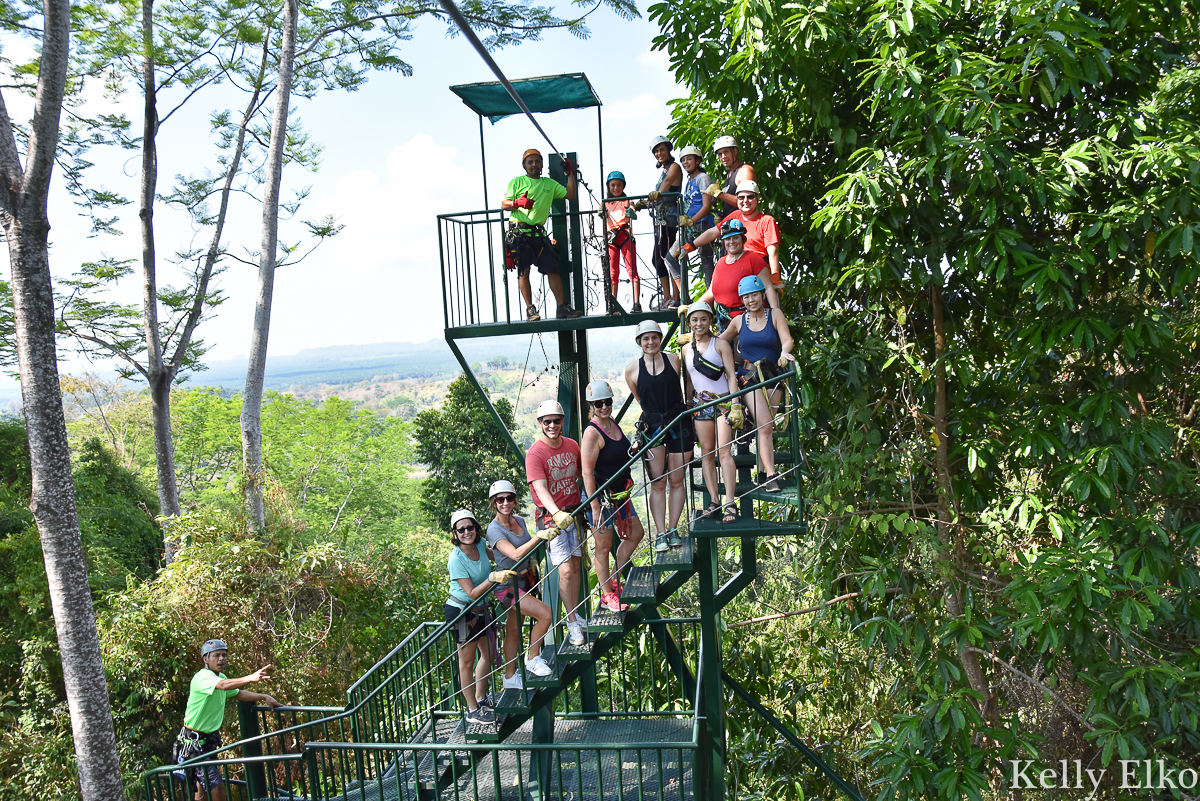 Zipline in Costa Rica on the longest zipline in Latin America kellyelko.com #zipline #costarica #adventuretravel #adventure #travel #travelblog #travelblogger #manualantonio