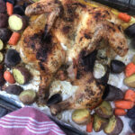 Spatchcock Chicken Recipe kellyelko.com #spatchcock #chicken #chickenrecipes #recipes #onepandinner #onepanmeals