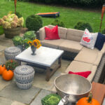 Fall Patio Tour kellyelko.com #fall #falldecor #fallpatio #outdoordecor #outdoorfurniture #fallparty