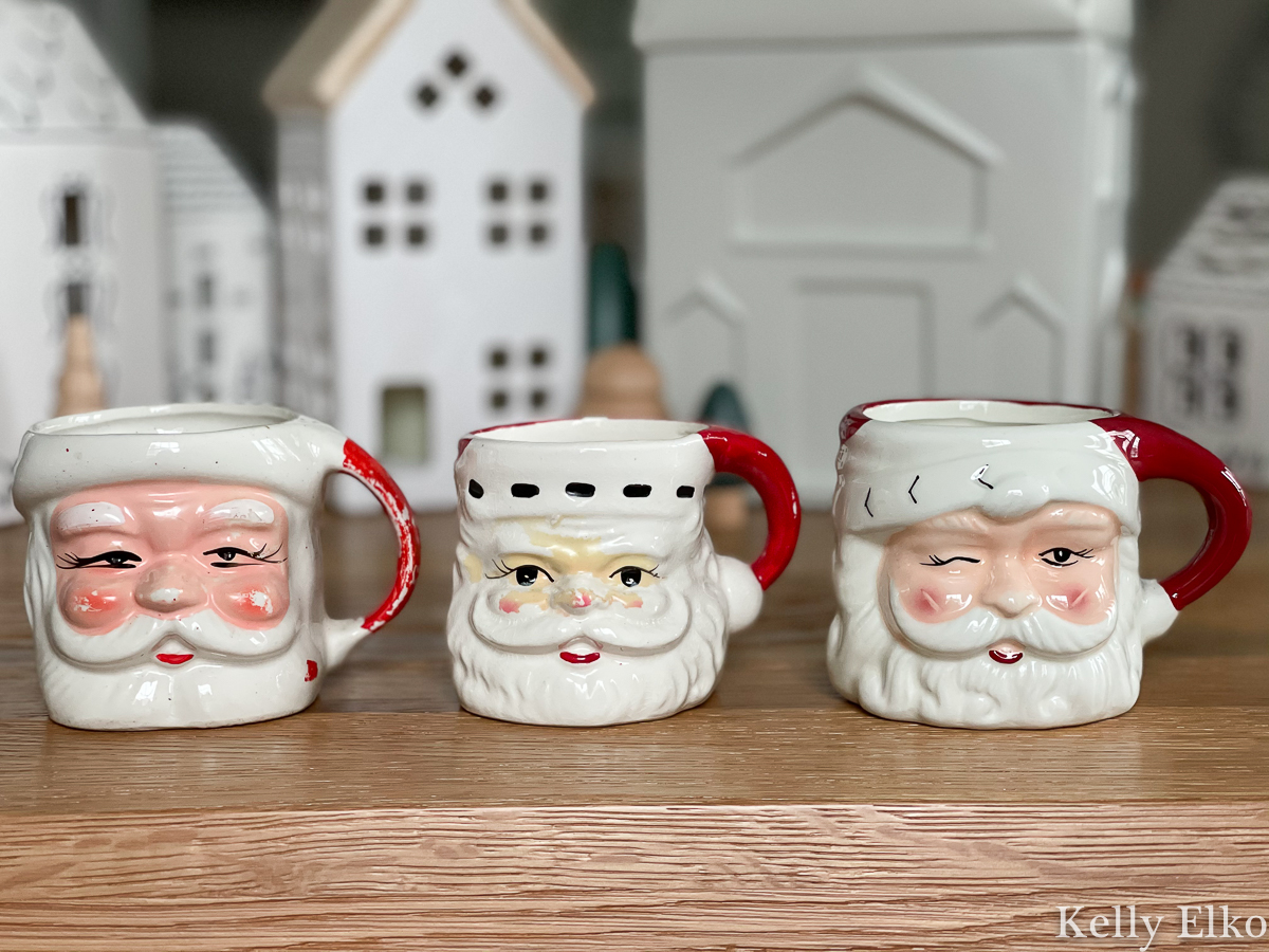 Santa Mugs - how to tell Santa mugs age / kellyelko.com