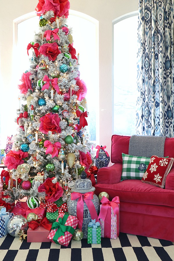 Colourful discount christmas ornaments