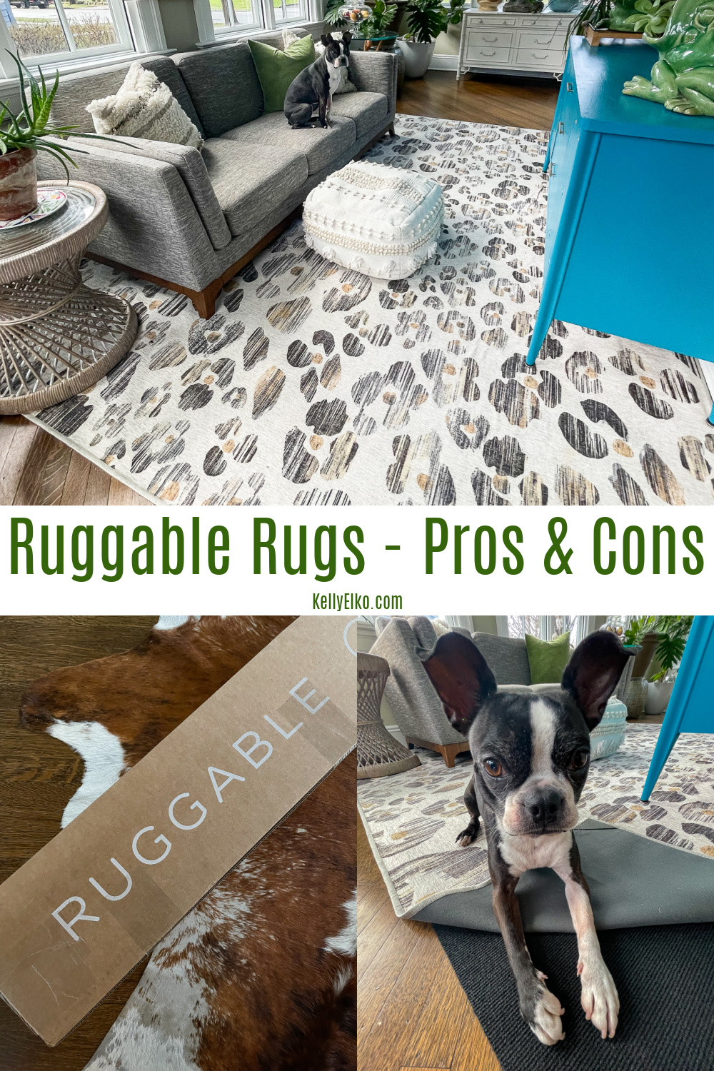 Ruggable Rugs Pros and Cons - get all the pros and cons of owning this machine washable rug kellyelko.com