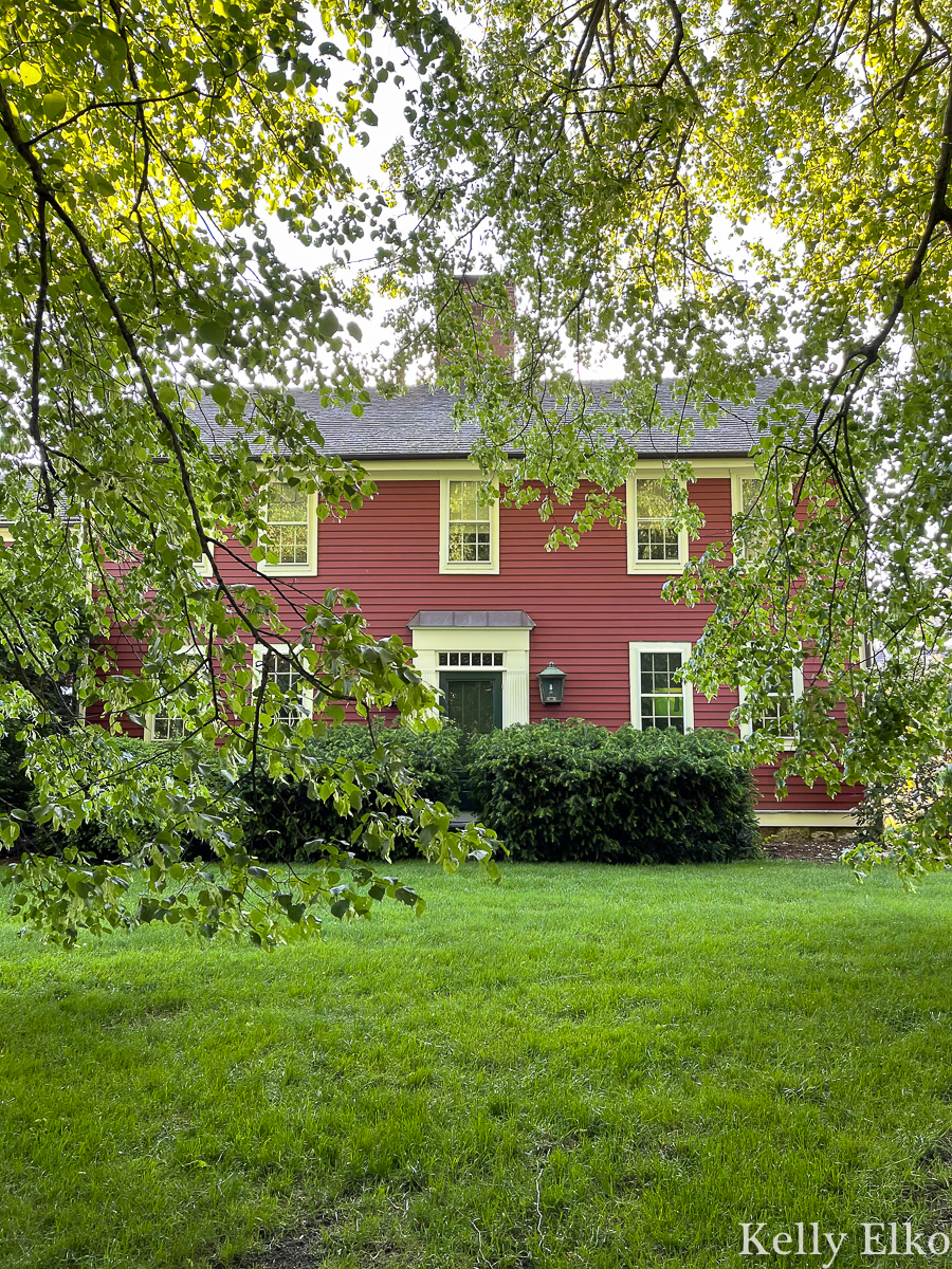 Eclectic Home Tour of the historic William Marston House on Cape Cod kellyelko.com