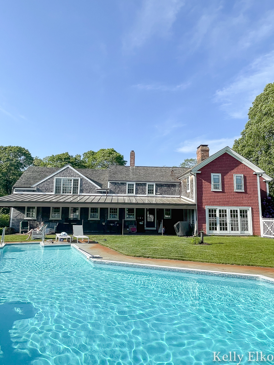 Tour this stunning Cape Cod home called the William Marston House and the beautiful pool and grounds kellyelko.com