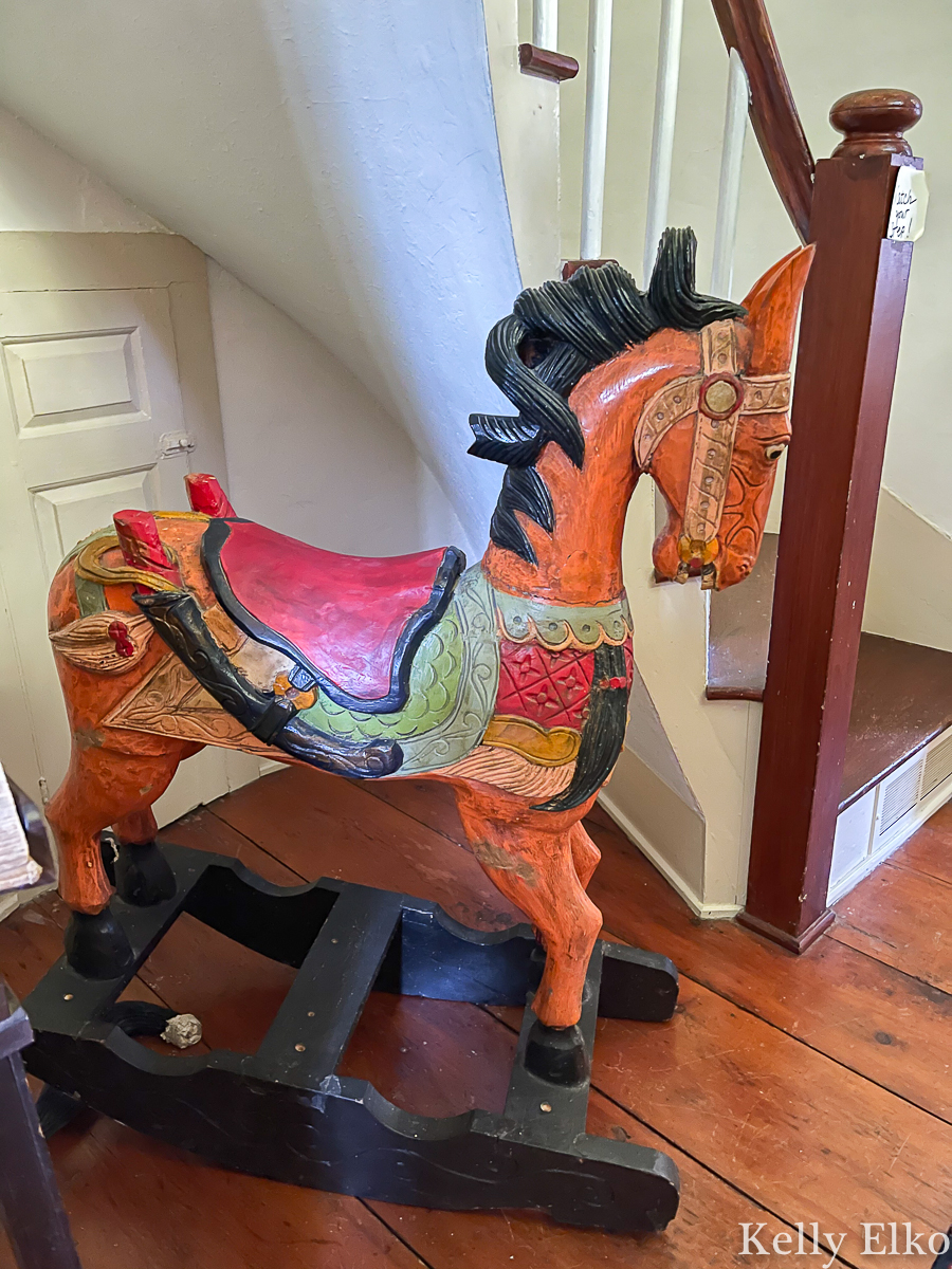 Love this antique carved wood horse sculpture kellyelko.com