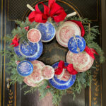 DIY Plate Wreath kellyelko.com