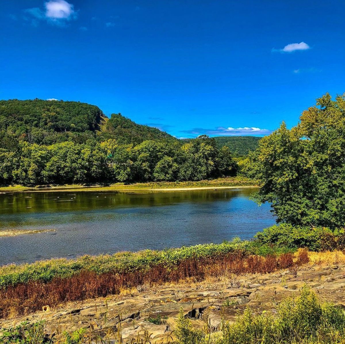 Old farmhouse on the river in upstate New York kellyelko.com 