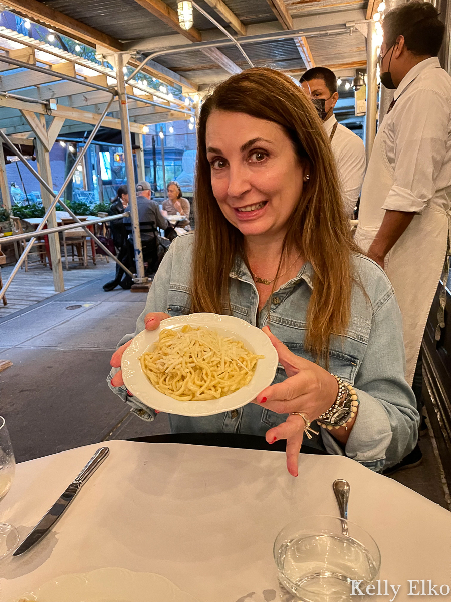 Cacio e Pepe at Via Carota West Village New York kellyelko.com