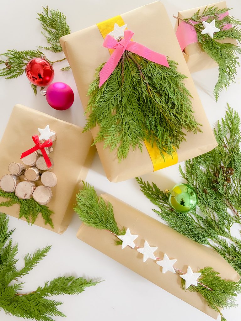 DIY baking soda gift toppers 