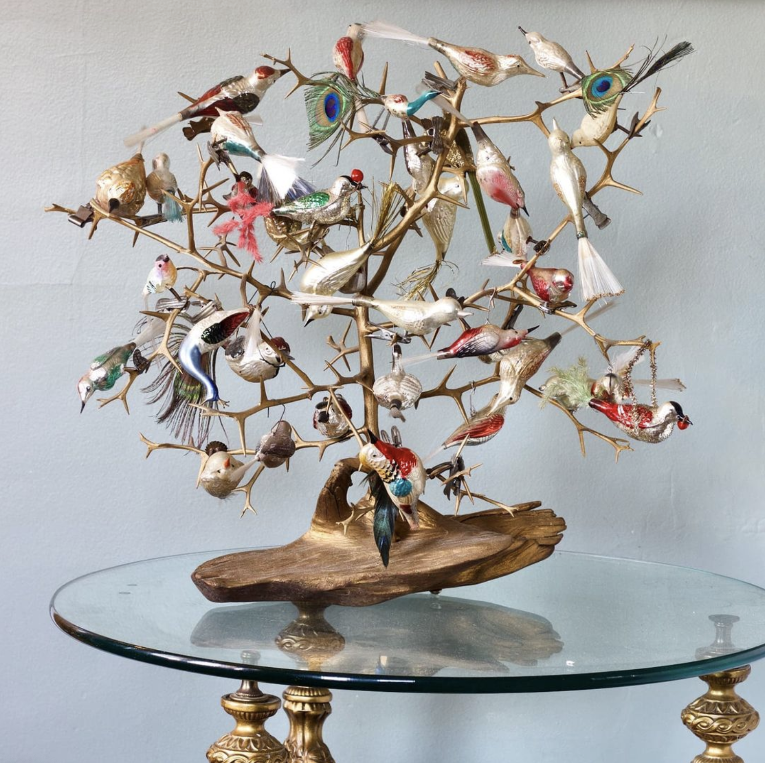 Vintage glass bird ornament collection kellyelko.com