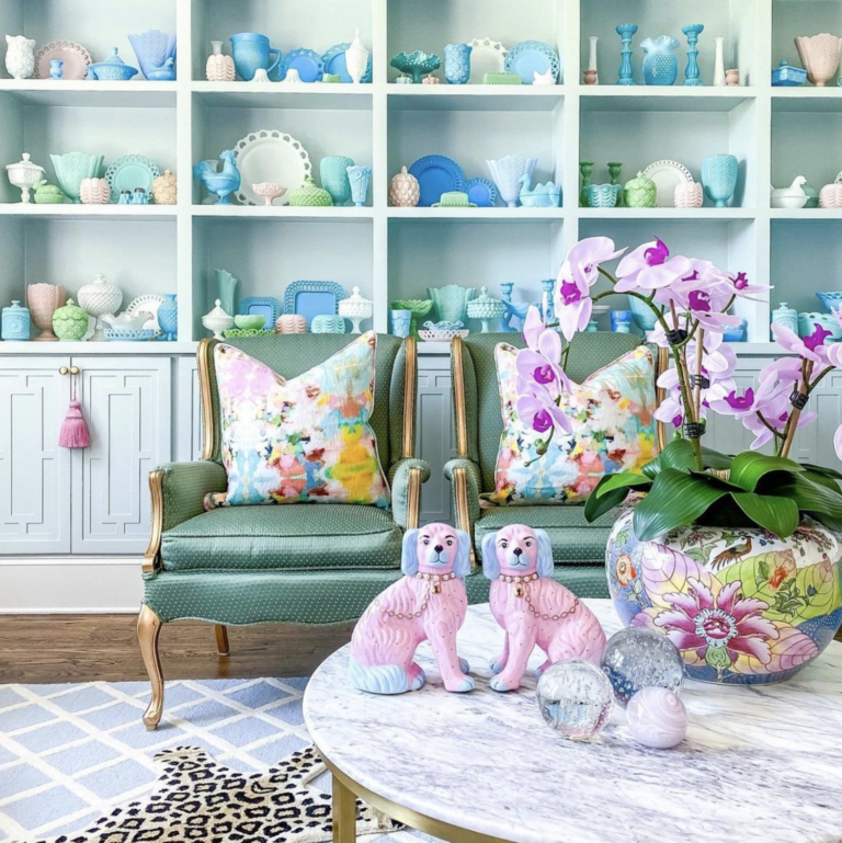Eclectic Home Tour Lala Saks kellyelko.com