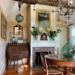 Eclectic Home Tour - The Groggy Anchor - tour this charming early 1800's seaside cottage In Provincetown kellyelko.com