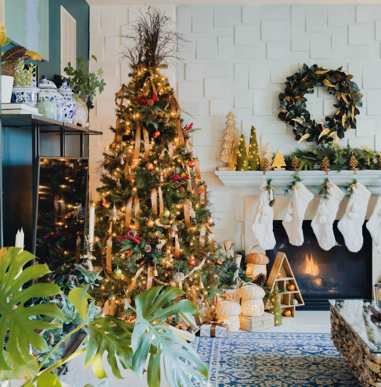 Christmas Home Tour, a little buffalo check and a whole lot of festive! -  Wilshire Collections