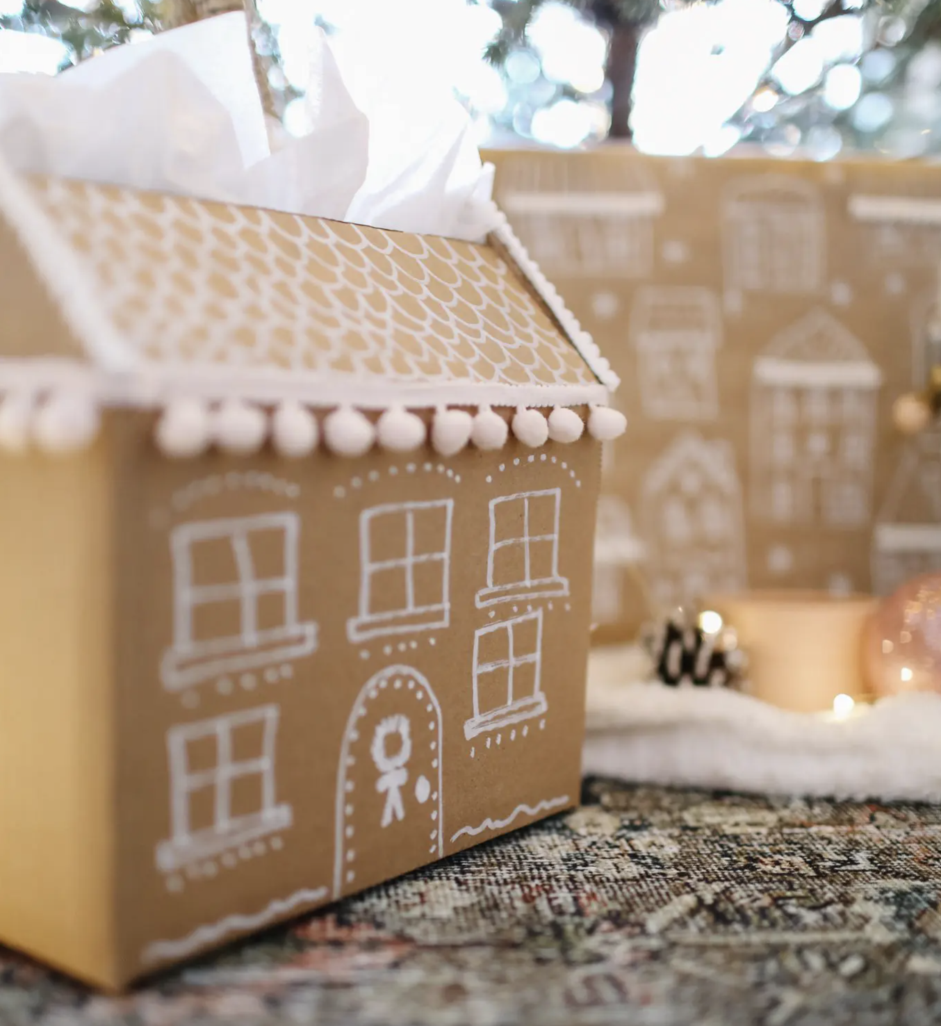 Love these fun and creative gingerbread gift wrap ideas