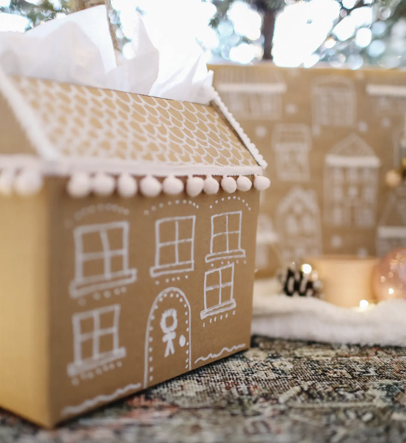 Love these fun and creative gingerbread gift wrap ideas 