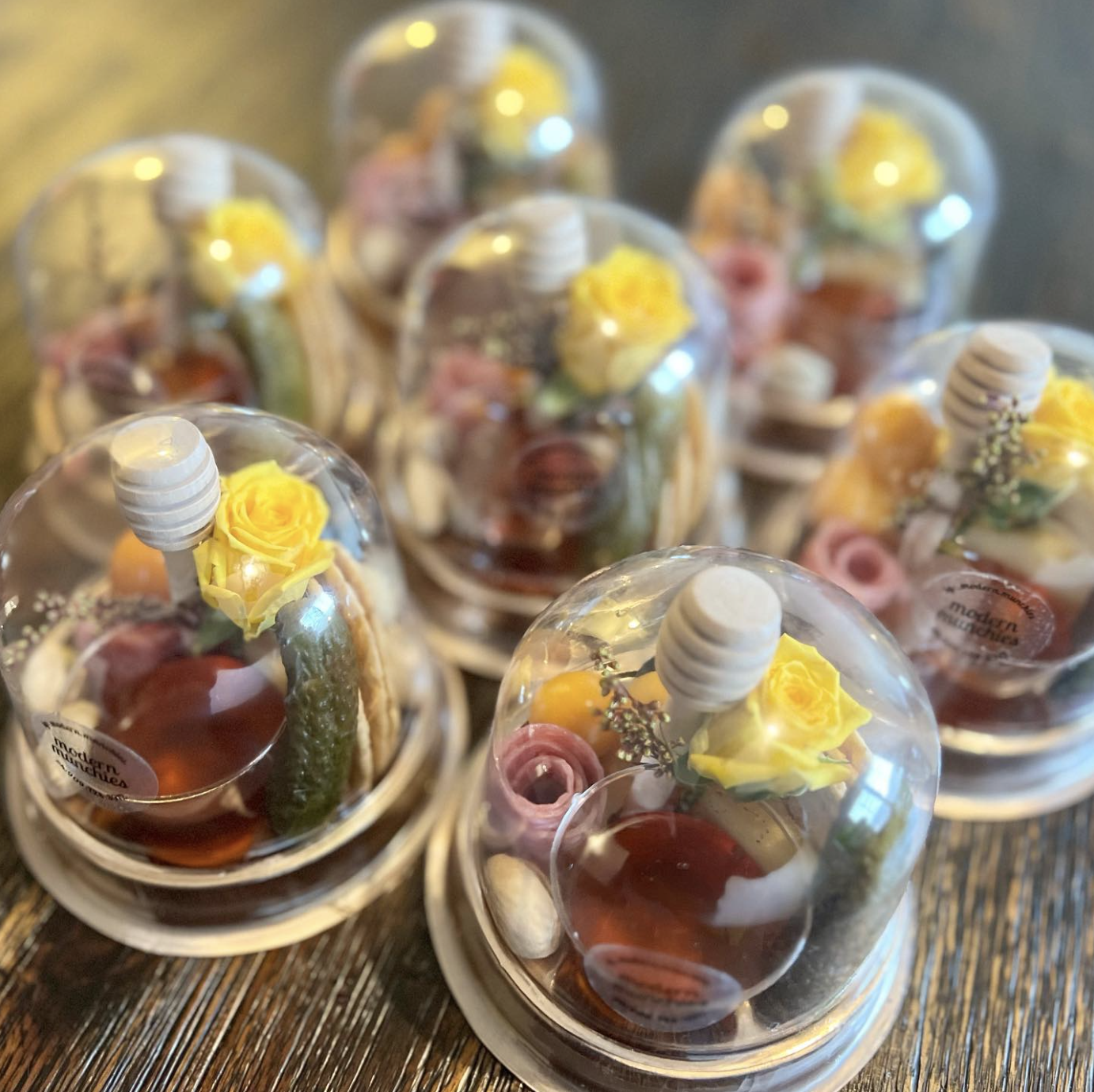 Charcuterie snow globes!
