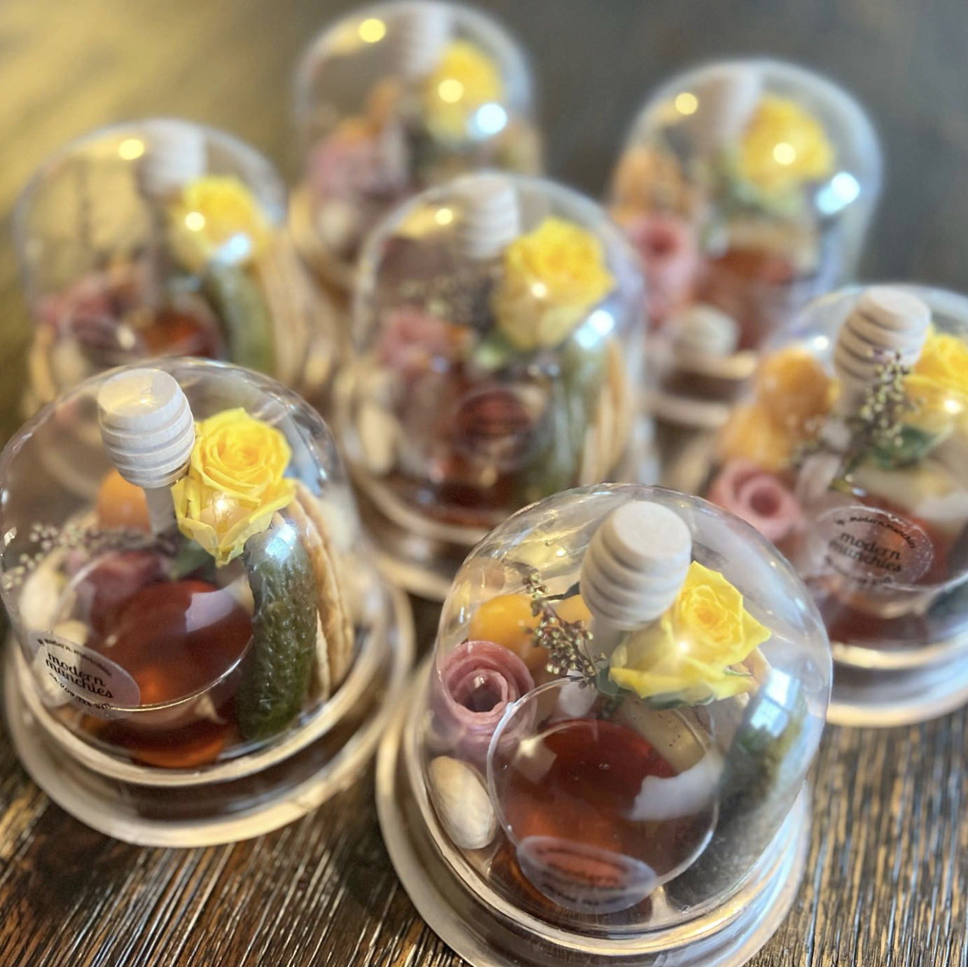 Charcuterie snow globes! 