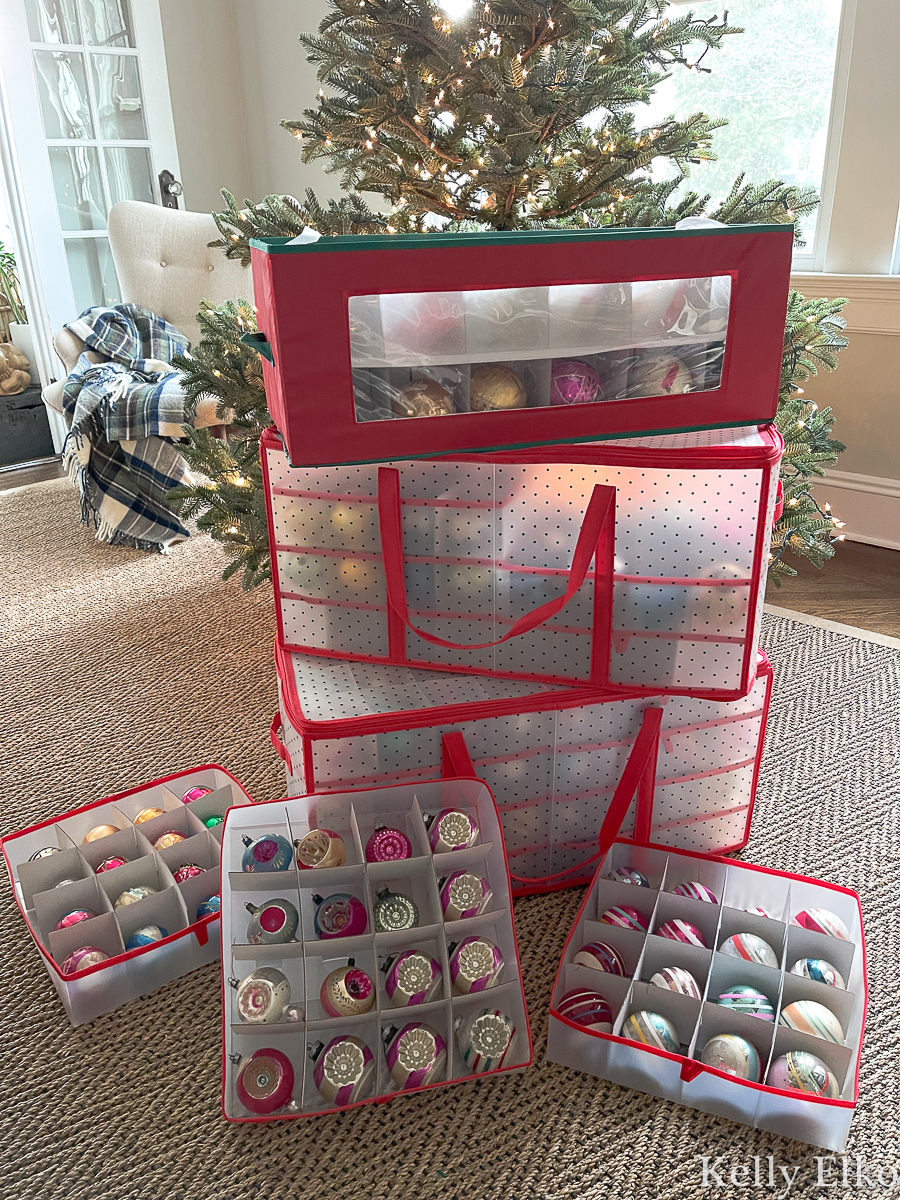 How I Store My Christmas Ornaments! - Kelly Elko