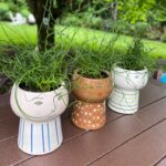 Fun head planters and vases kellyelko.com