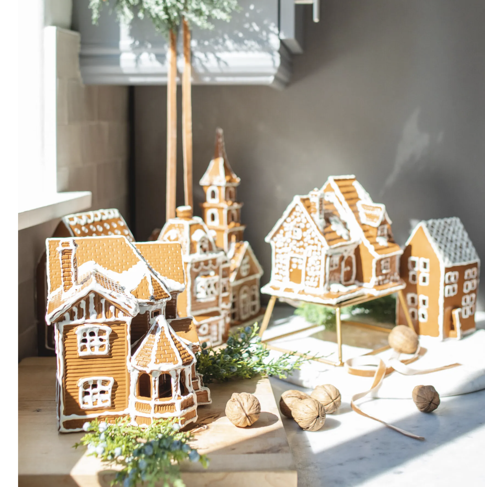 DIY gingerbread village 