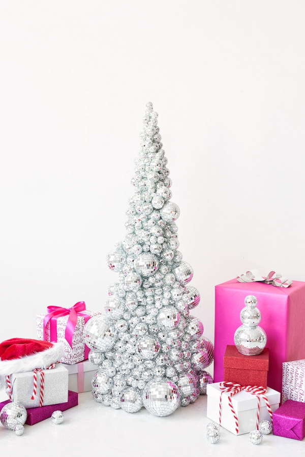 DIY Disco Ball Christmas Tree 