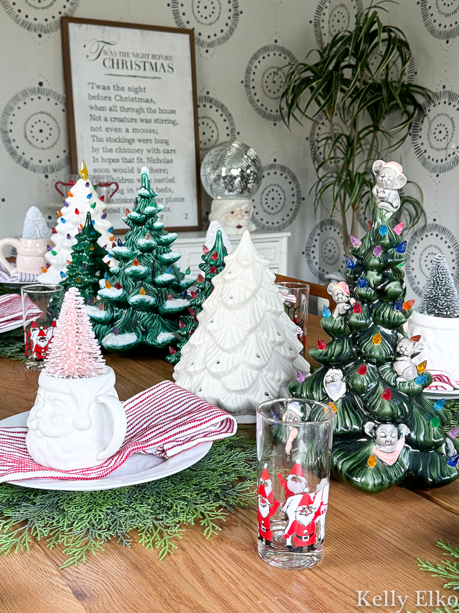 Vintage Ceramic Christmas Trees - Kelly Elko