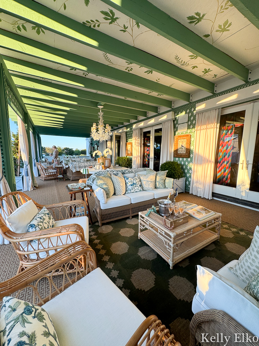 Kips Bay Show House Palm Beach Trellis Garden Rooftop / kellyelko.com