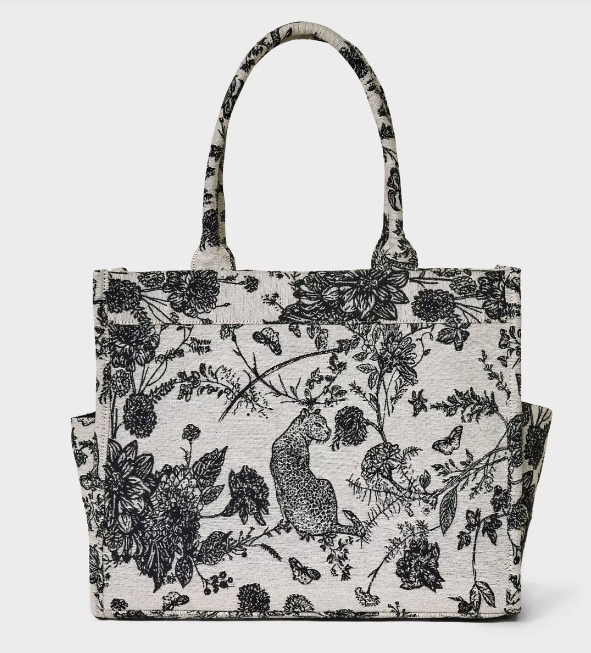 Target jacquard tote bag