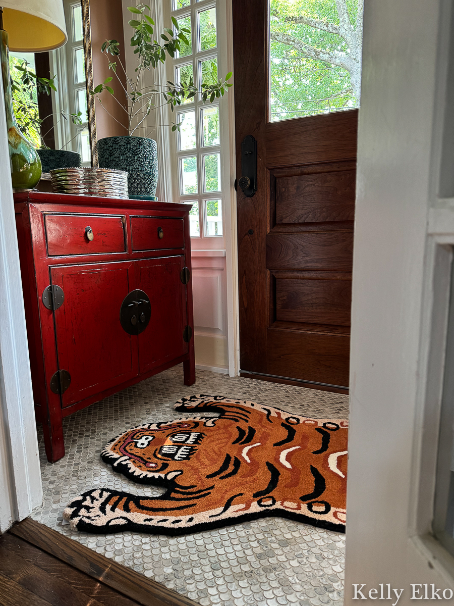 Tibetian Tiger Rug / kellyelko.com