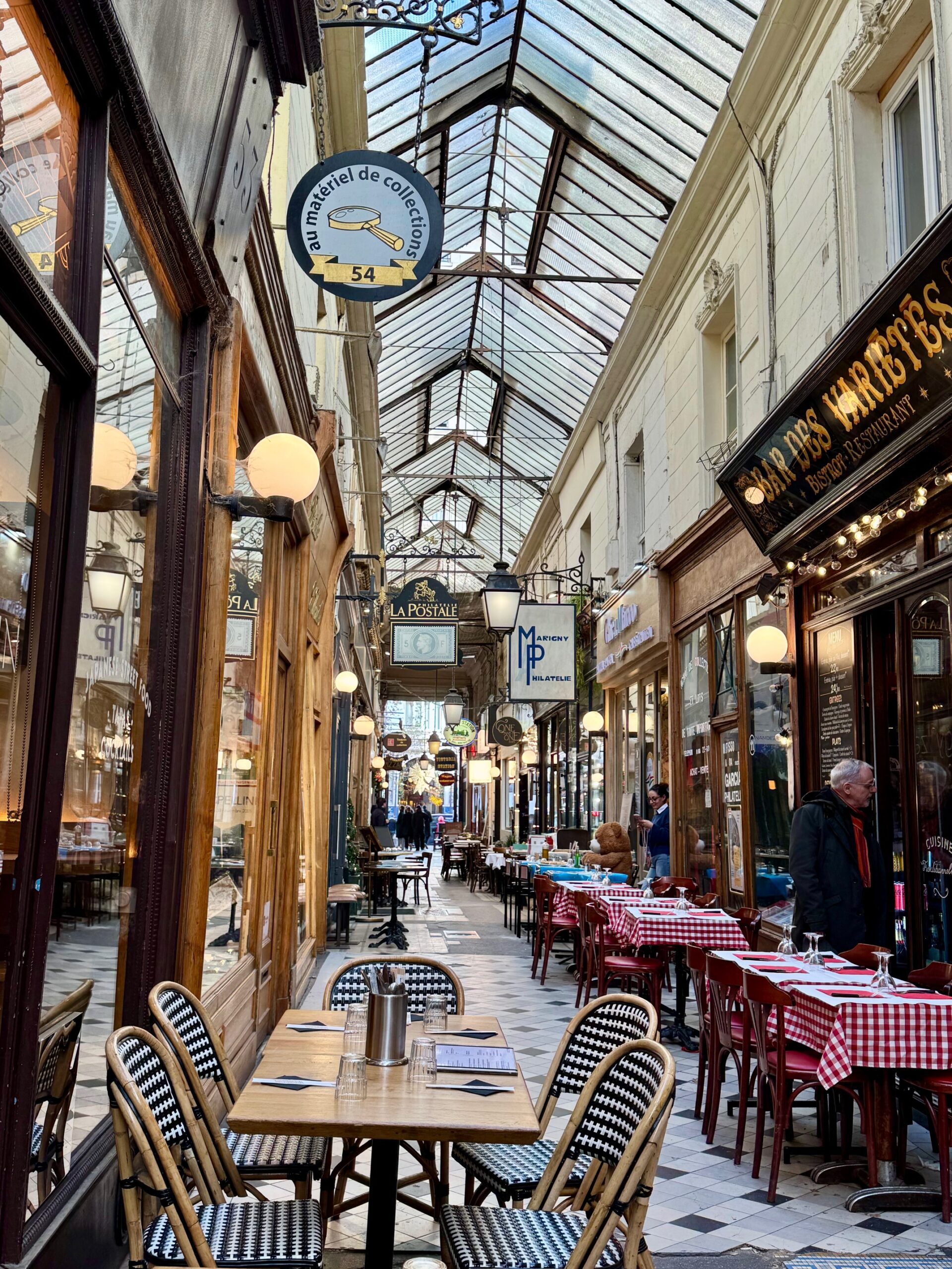 Covered Passage in Paris with Glass Ceiling