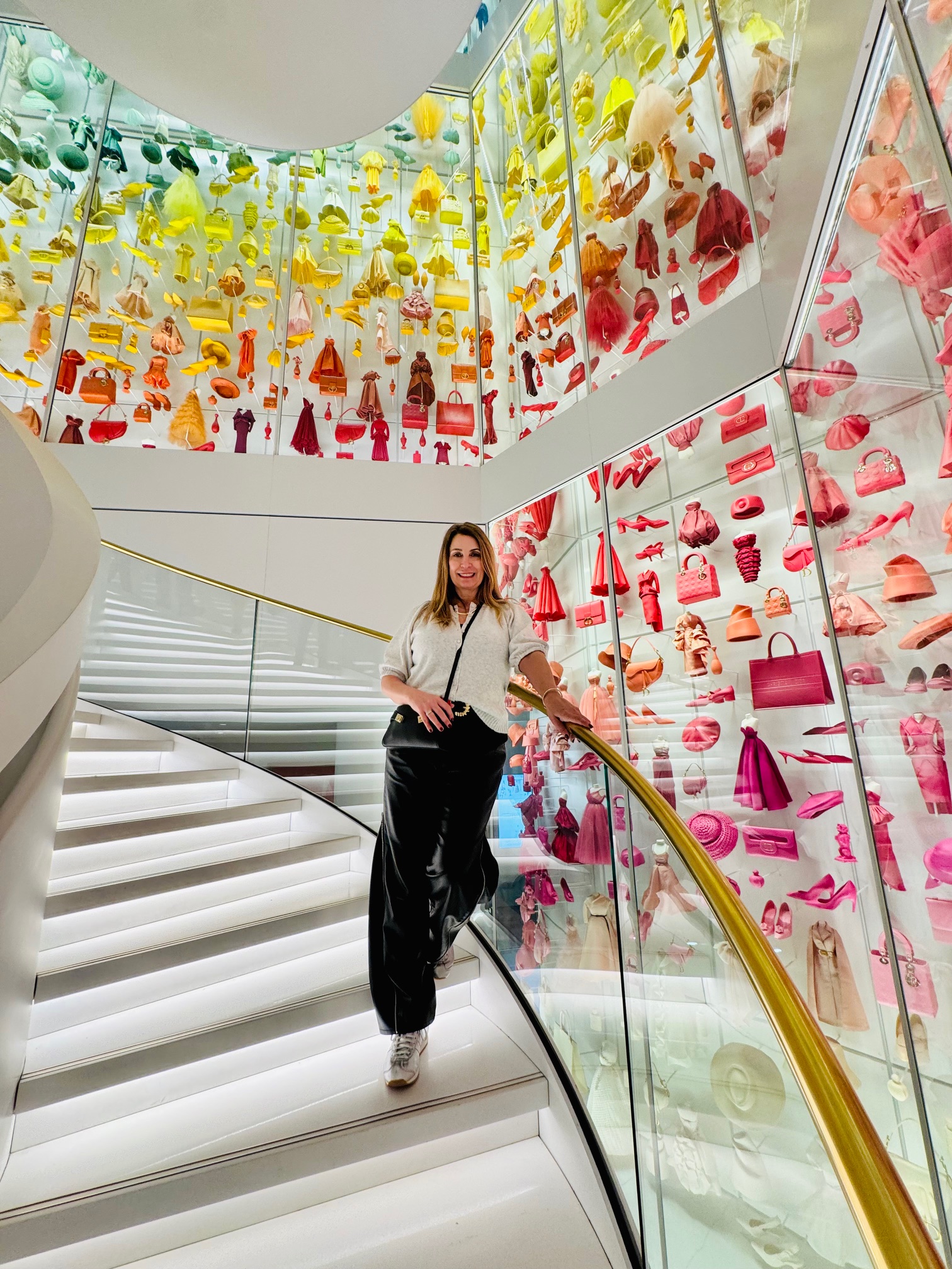 Christian Dior Museum Paris Wall of Colorful Bags and Purses