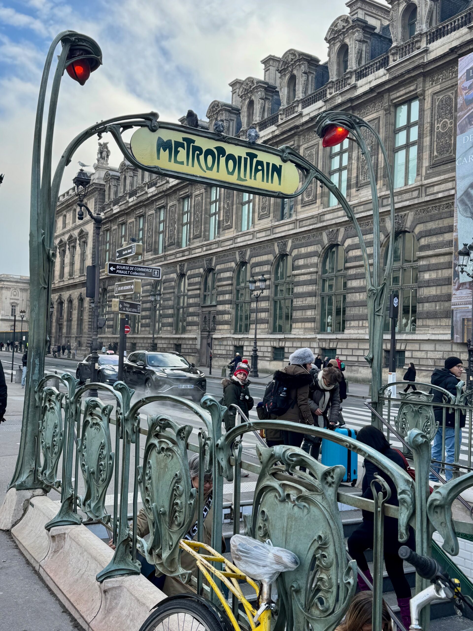 Art Deco Metropolitain Sign Paris