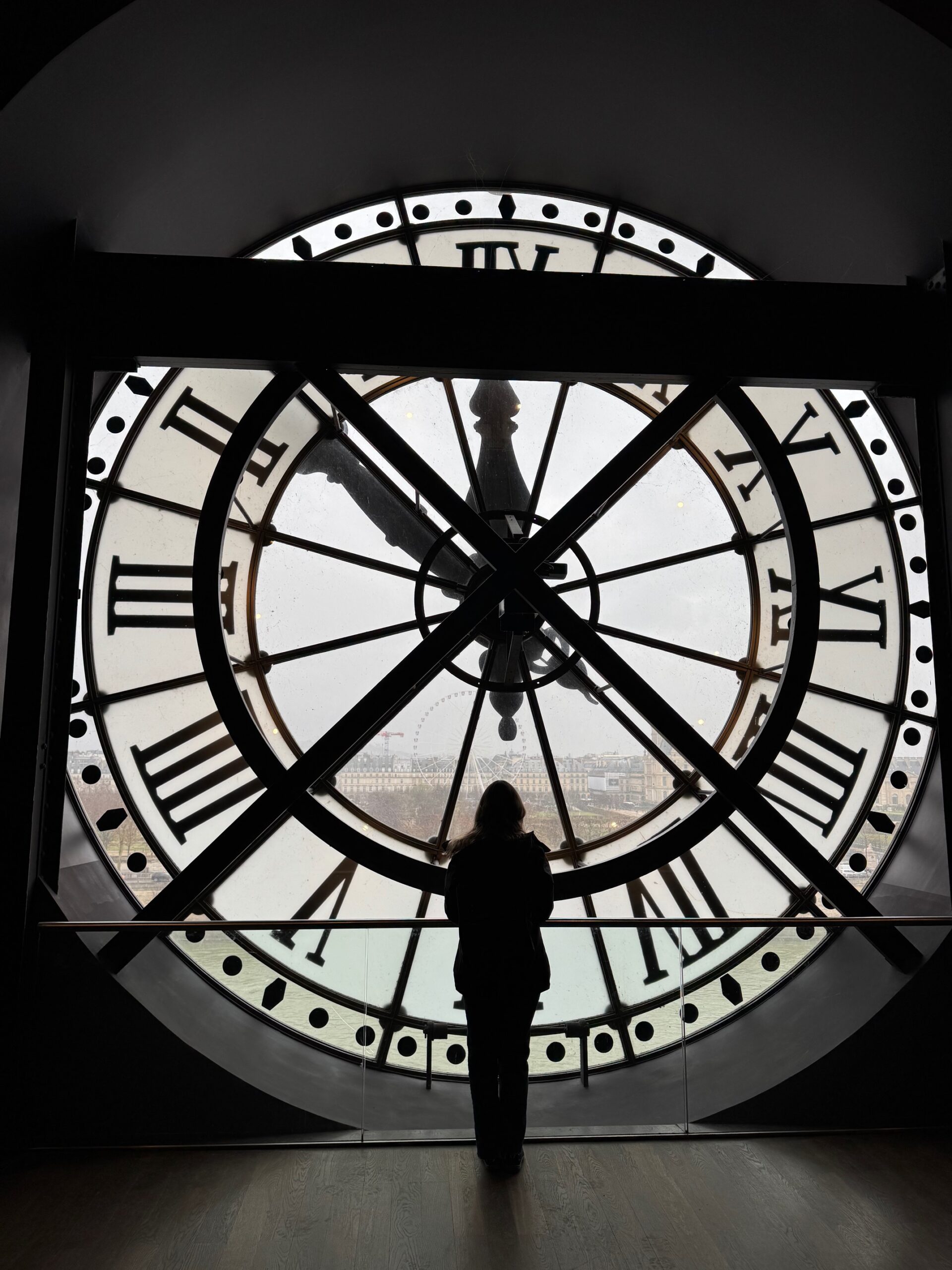 Musee d'Orsay Clock Silhouette