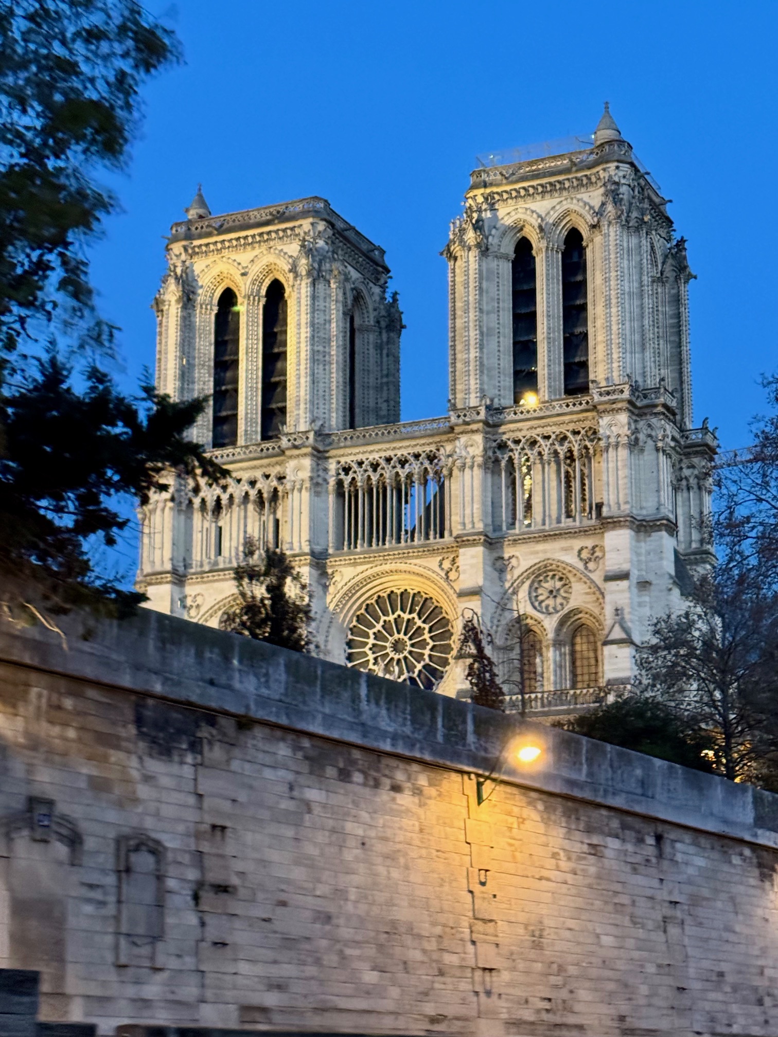 Notre Dame from the Seine Paris