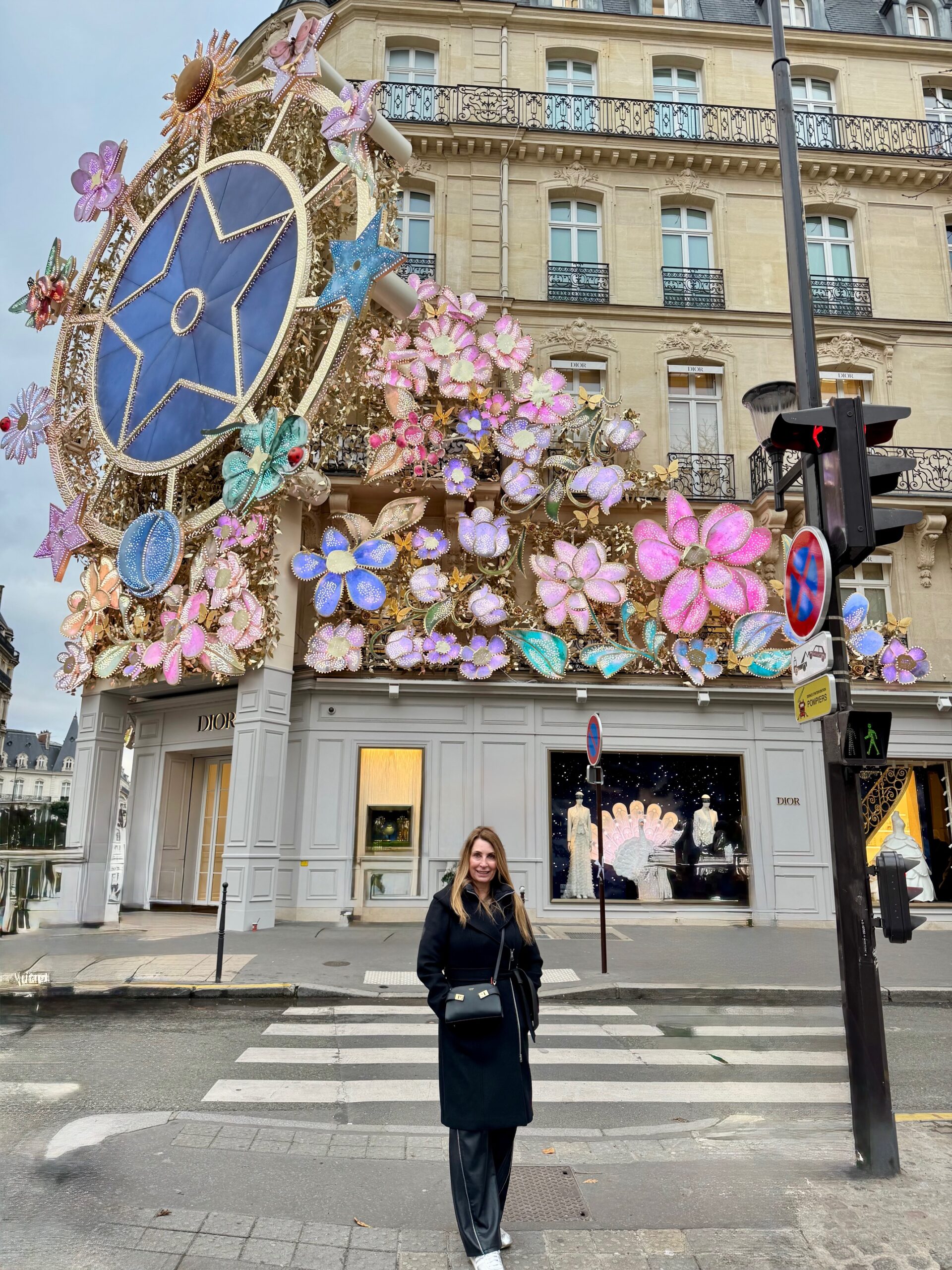 Christian Dior Christmas Lights Paris
