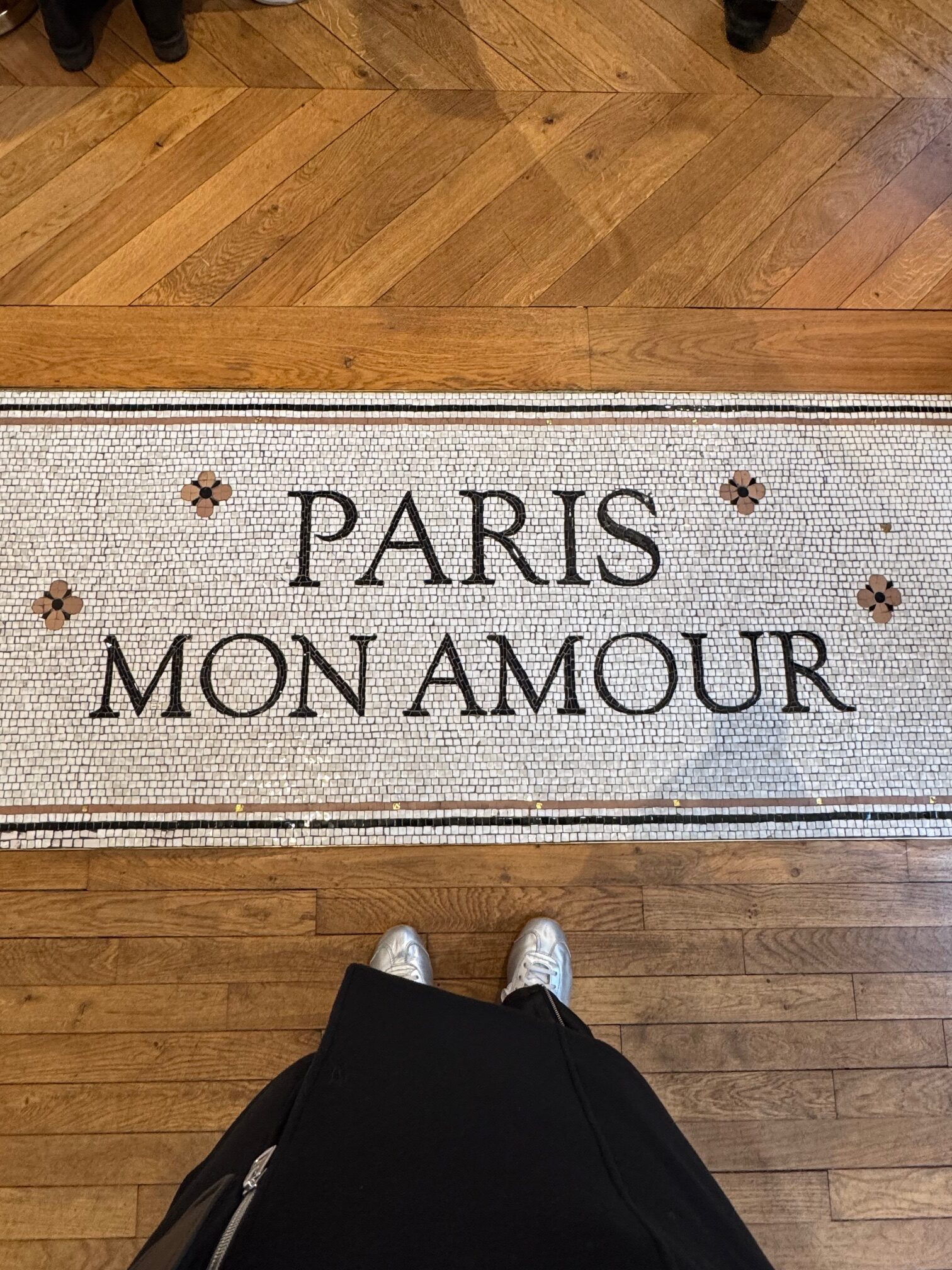 Paris Mon Amour Tile Floor at Sezane in Paris