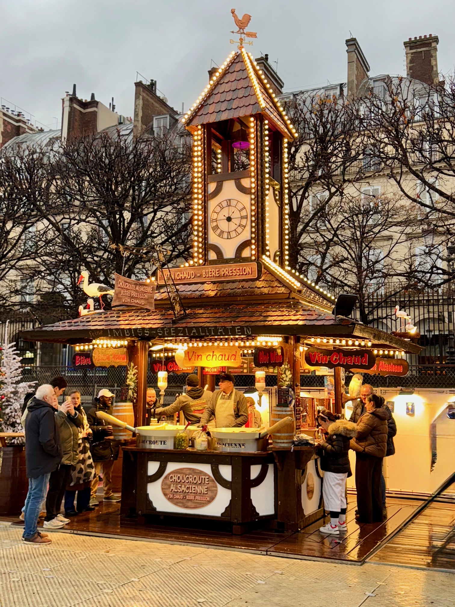 Vin Chaud at Paris Christmas Market